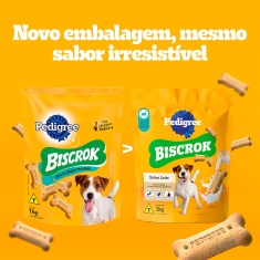 Biscoito Pedigree Biscrok Mini para Cães Adultos de Raças Pequenas
