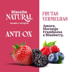 Biscoito Natural Quatree Frutas Vermelhas para Cães 150 g
