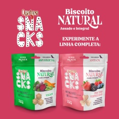 Biscoito Natural Quatree Frutas Vermelhas para Cães 150 g