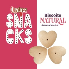 Biscoito Natural Quatree Frutas Vermelhas para Cães 150 g