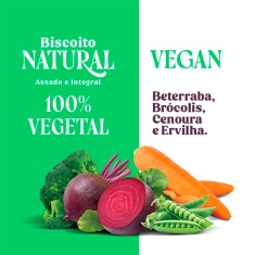 Biscoito Natural Quatree Vegan para Cães 150 g