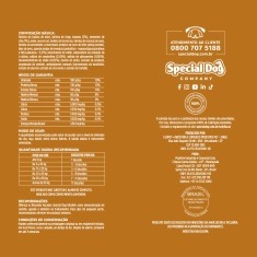 Biscoito Special Dog Ultralife para Cães Adultos Sabor Banana e Chia 250 g