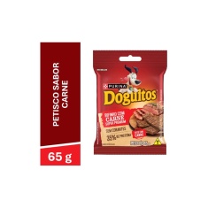 Petisco Doguitos Rodízio para Cães Adultos e Filhotes Sabor Carne - 65g