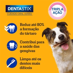 Petisco Pedigree Dentastix Cuidado Oral Para Cães Adultos Raças Médias
