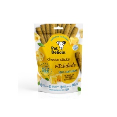 Petisco Natural Pet Delícia Cheese Vitalidade Prebióticos para Cães 120 g