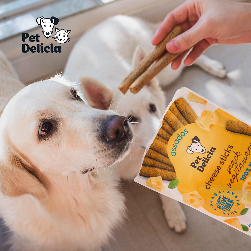 Petisco Natural Pet Delícia Cheese Vitalidade Prebióticos para Cães 120 g