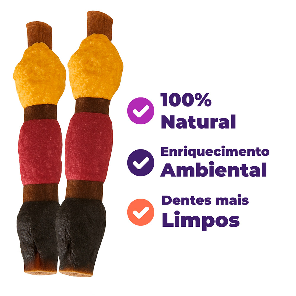 Petisco Umami Kebab Stick para Cães 2 Unidades