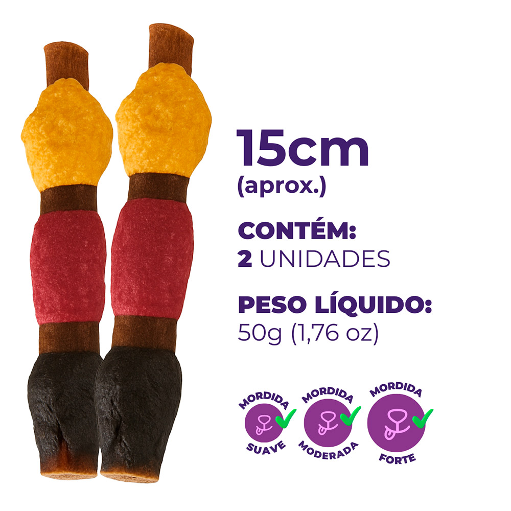 Petisco Umami Kebab Stick para Cães 2 Unidades