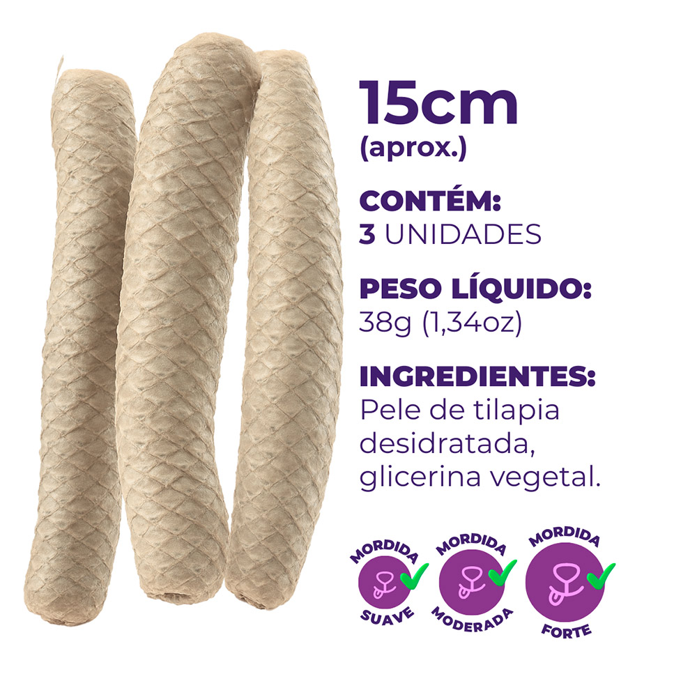 Petisco Umami Omega Stick para Cães 3 Unidades