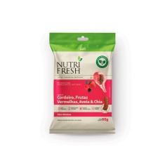Bifinho Nutrifresh para Cães Adultos Sabor Cordeiro, Frutas Vermelhas, Aveia e Chia