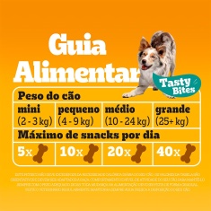 Snack Pedigree Tasty Bites Leite para Cães 80g