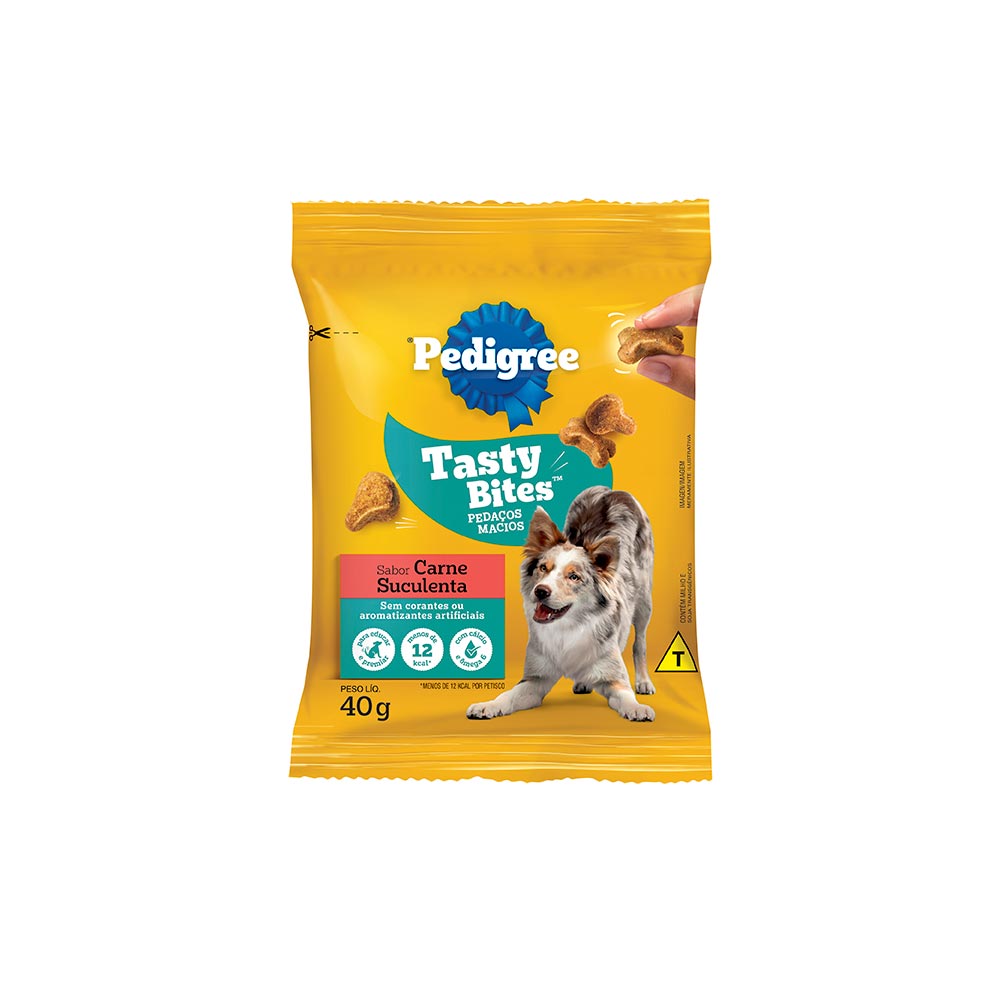 Snack Pedigree Tasty Bites Carne para Cães