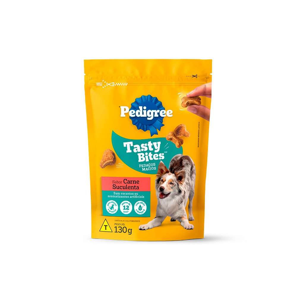 Snack Pedigree Tasty Bites Carne para Cães