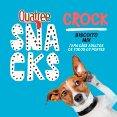 Snack Quatree Crock Mix para Cães 400 g