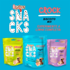 Snack Quatree Crock Mix para Cães 400 g