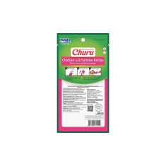 Purê Churu Dog Sabor Frango com Salmão para Cães 56 g