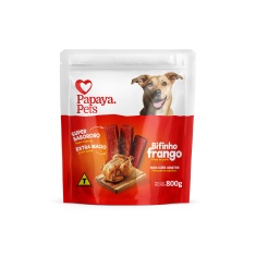 Bifinho Papaya Sabor Frango para Cães