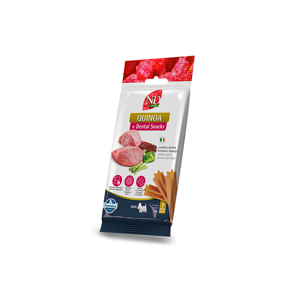 Snack N&D Dental Quinoa Controle de Calorias para Cães de Ra