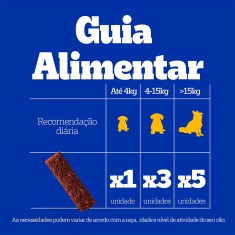 Snack Pedigree Filezitos Bifinho para Cães Adultos Sabor Churrasco
