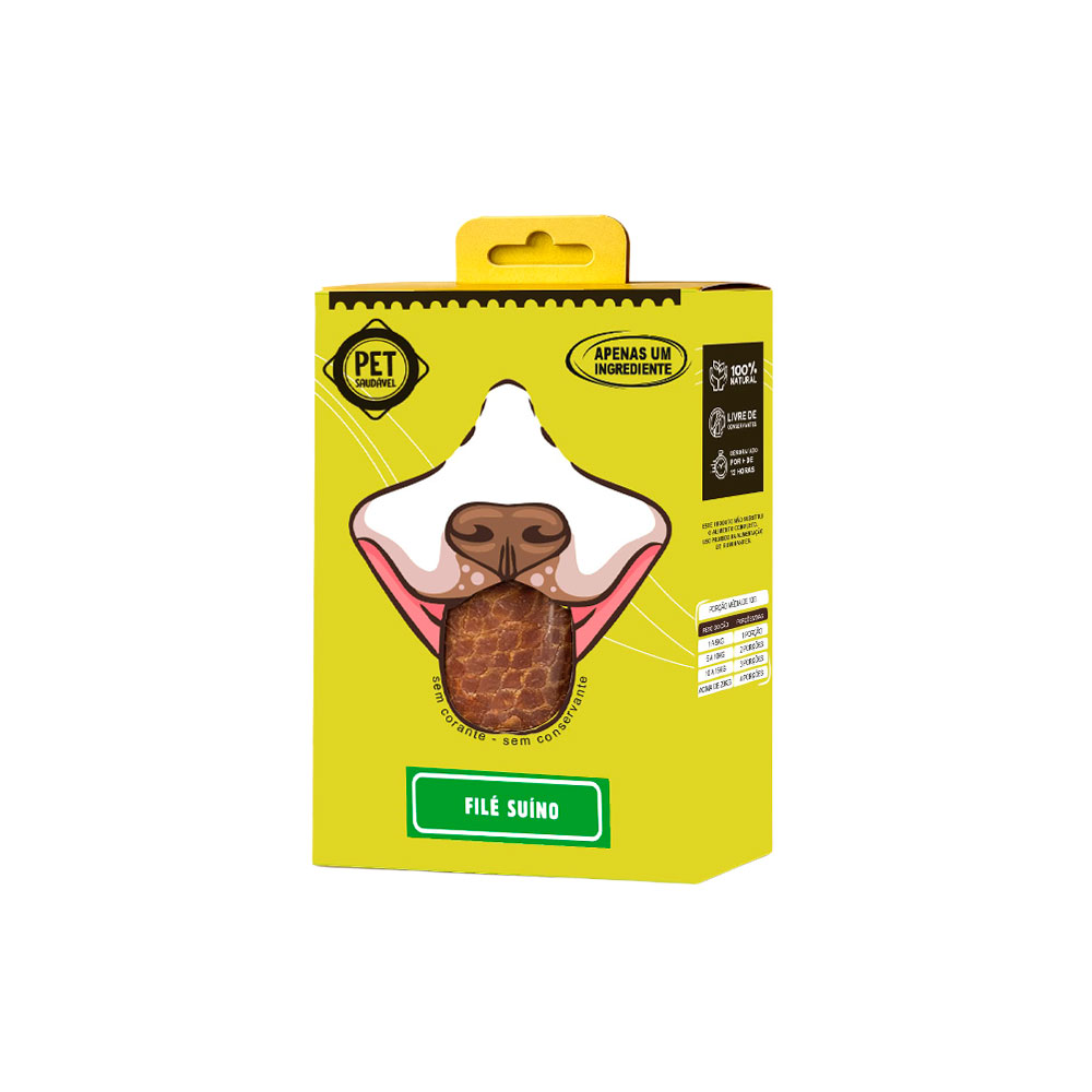 Snack Pet Saudável Suíno para Cães 50 g