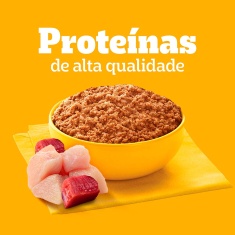 Ração Úmida Pedigree Lata Patê de Carne e Frango para Cães Filhotes 280g