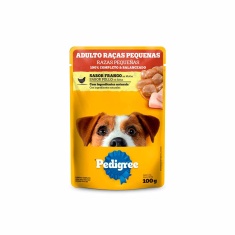Ração Úmida Pedigree Sachê Frango ao Molho para Cães Adultos de Raças Pequenas