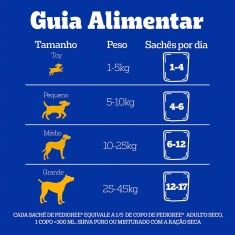Ração Úmida Pedigree Sachê Frango ao Molho para Cães Adultos 100 g