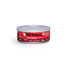 Ração Úmida Natural Pet Delícia Caçarolinha de Carne para Cães