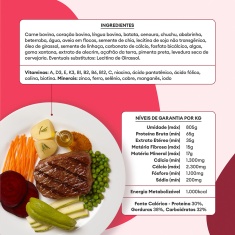 Ração Úmida Natural Pet Delícia Caçarolinha de Carne para Cães