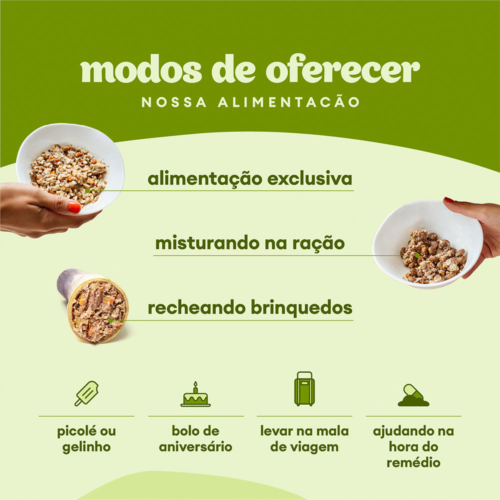 Ração Úmida Natural Pet Delícia Panelinha de Carne para Cães 320 g