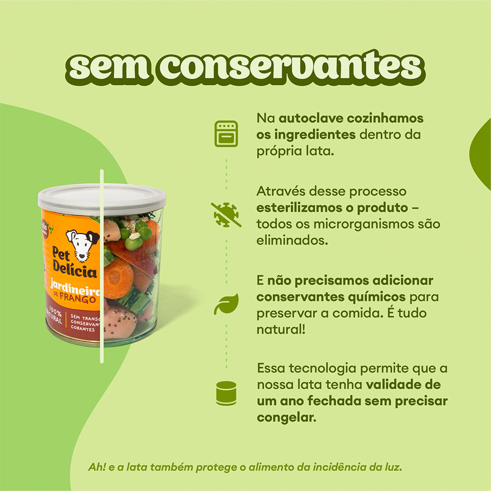 Ração Úmida Natural Pet Delícia Panelinha de Carne para Cães 320 g