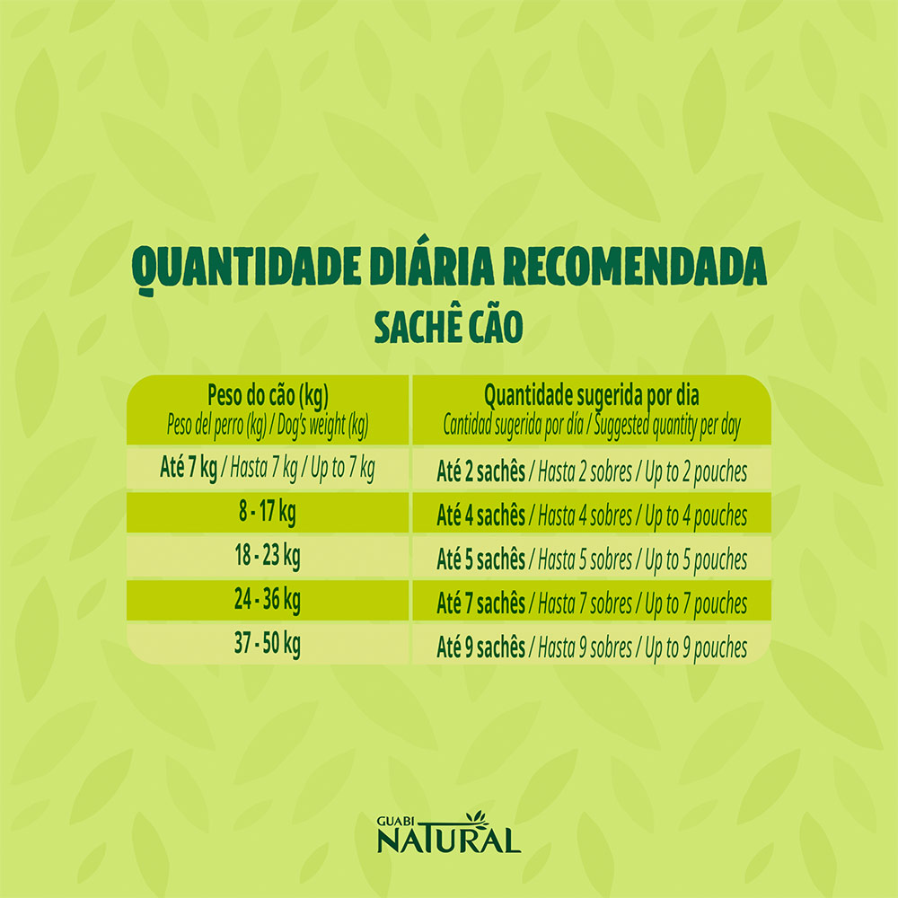 Ração Úmida Guabi Natural para Cães Adultos Sabor Frango e Salmão com Cereais e Vegetais  100g