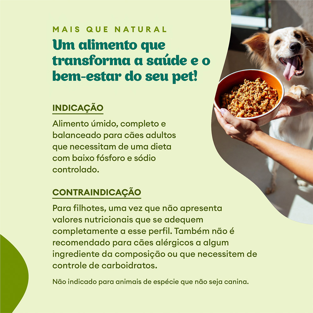Ração Úmida Natural Pet Delícia Control Dog para Cães 320 g