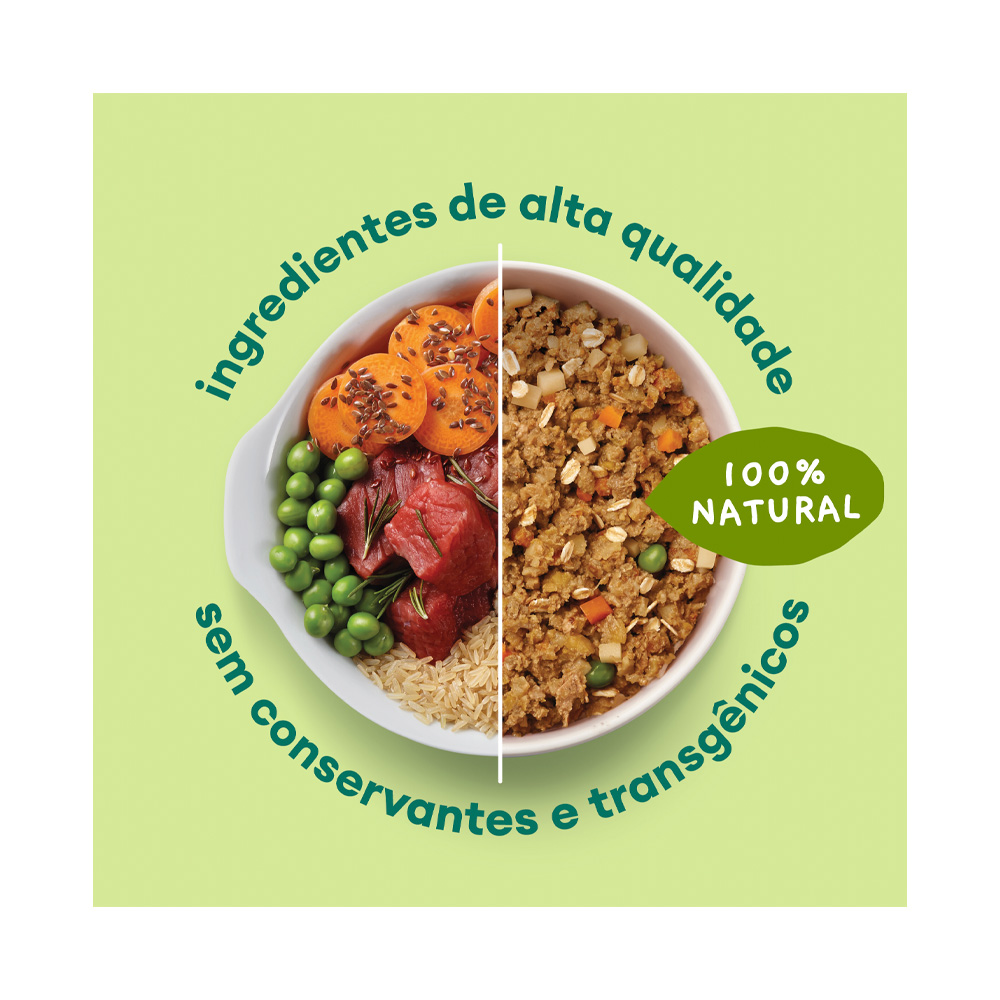 Ração Úmida Natural Pet Delícia Cordeiro com Legumes para Cães 320 g