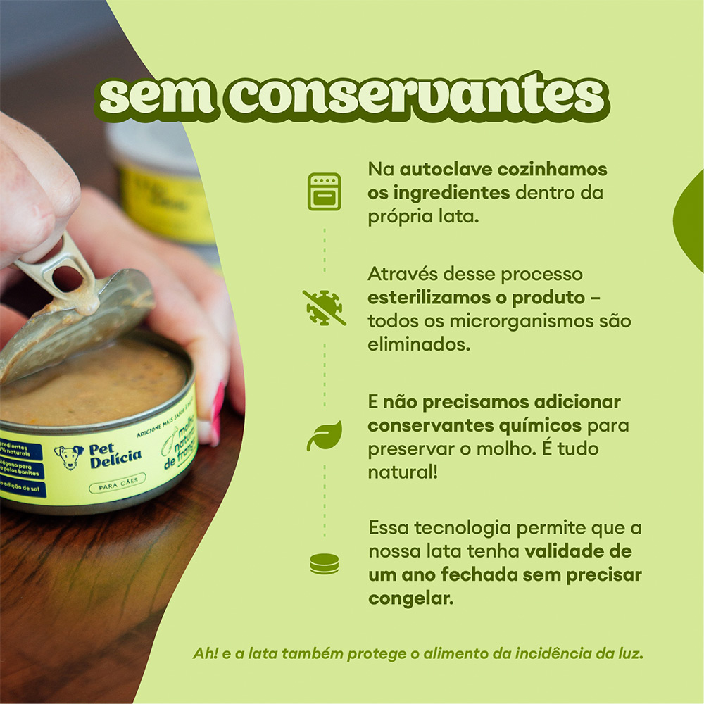 Molho Natural Pet Delícia Carne para Cães 100 g