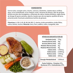 Ração Úmida Natural Pet Delícia Carreteiro Suíno para Cães 320 g