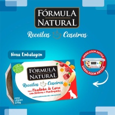 Ração Úmida Fórmula Natural Fresh Meat Receitas Caseiras para Cães Adultos Sabor Picadinho de Carne com Abóbora e Mandioquinha 270g