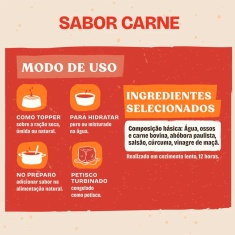 Sachê Caldos Olivia Sabor Carne para Cães e Gatos 250 ml