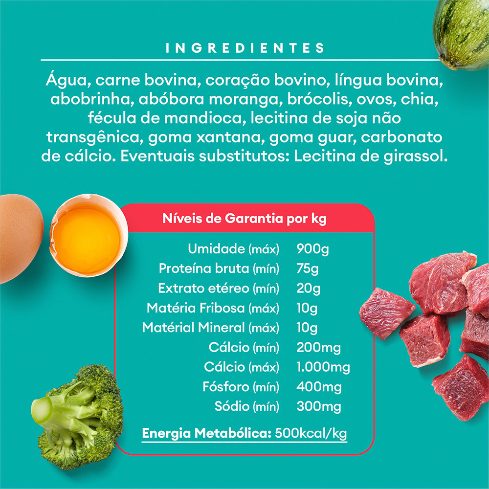 Sachê Natural Pet Delícia Ragu de Carne com Legumes para Cães 80g