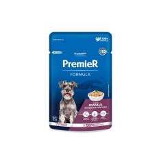 Ração Úmida Premier Formula para Cães Adultos de Porte Pequeno Sabor Frango, Brócolis e Cenoura 85 g