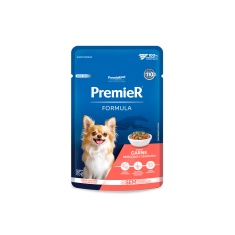 Ração Úmida Premier Formula para Cães Adultos de Porte Pequeno Sabor Carne, Brócolis e Cenoura 85 g