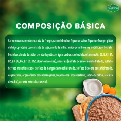 Ração Úmida Dog Chow Ótimo Começo Papinha para Cães Filhotes Sabor Frango, Cenoura, Banana e Leite 85 g