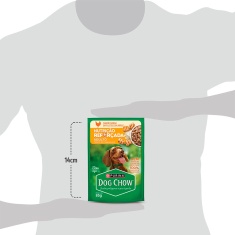 Ração Úmida Dog Chow Nutrição Reforçada para Cães Adultos Sabor Frango em Filetes com Arroz 85 g