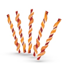 Petisco Dingo Twists 3 Sabores para Cães 5 Unidades
