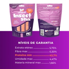 Osso Umami Insect Stick para Cães 3 Unidades