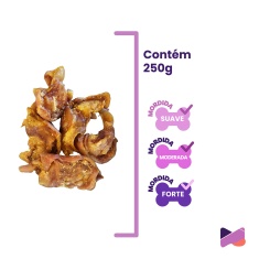 Osso Umami Tiras de Orelha Suína Desidratada Natural 250 g