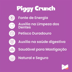 Osso Umami Tiras de Orelha Suína Desidratada Natural 250 g