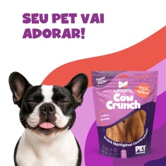 Osso Umami Orelha Bovina Desidratada Natural 6 Unidades