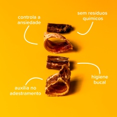 Osso Natty Chews Recortes Bovinos Natural para Cães - 100g