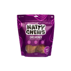 Osso Natty Chews Orelha Bovina Natural para Cães - 3 Unidades